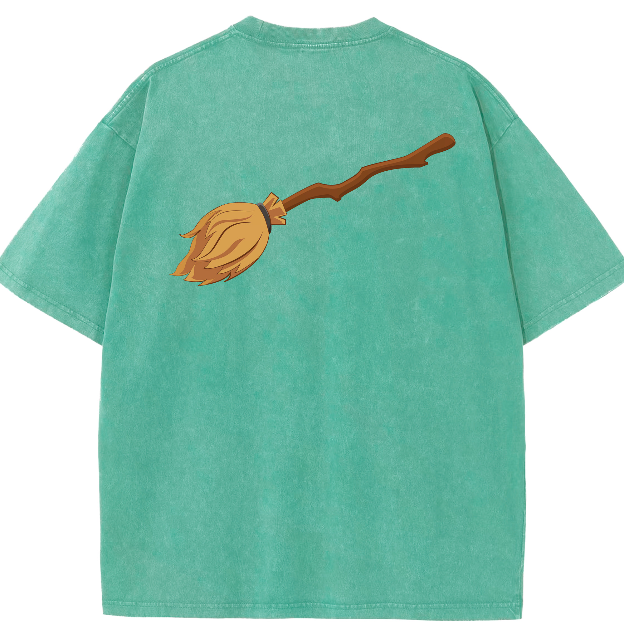 （画像用） Harry Potter ハリー・ポッターシリーズ 綿100% ヴィンテージ風 半袖Tシャツ（背面プリント）